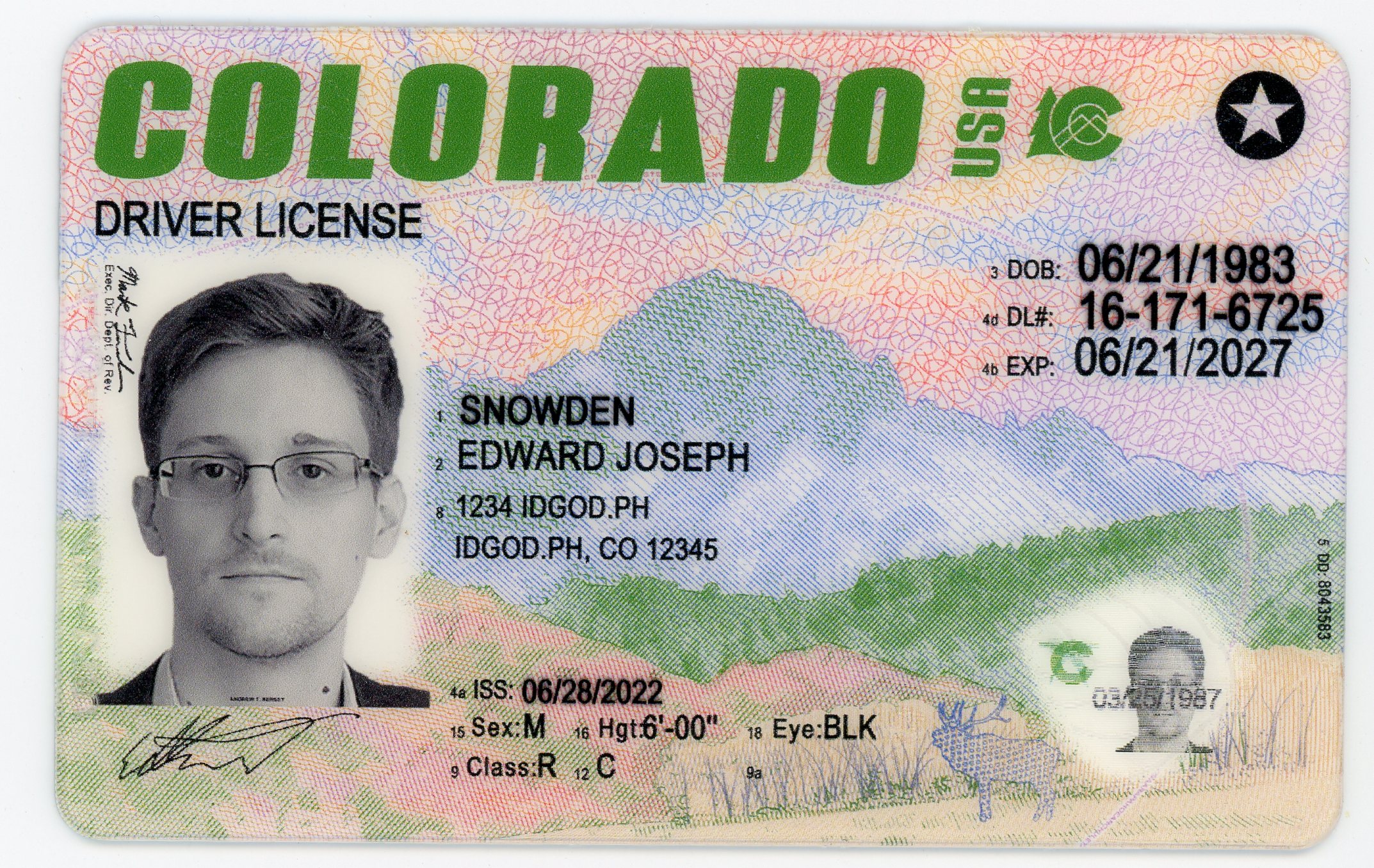 High-Quality Colorado Fake ID with Security Features