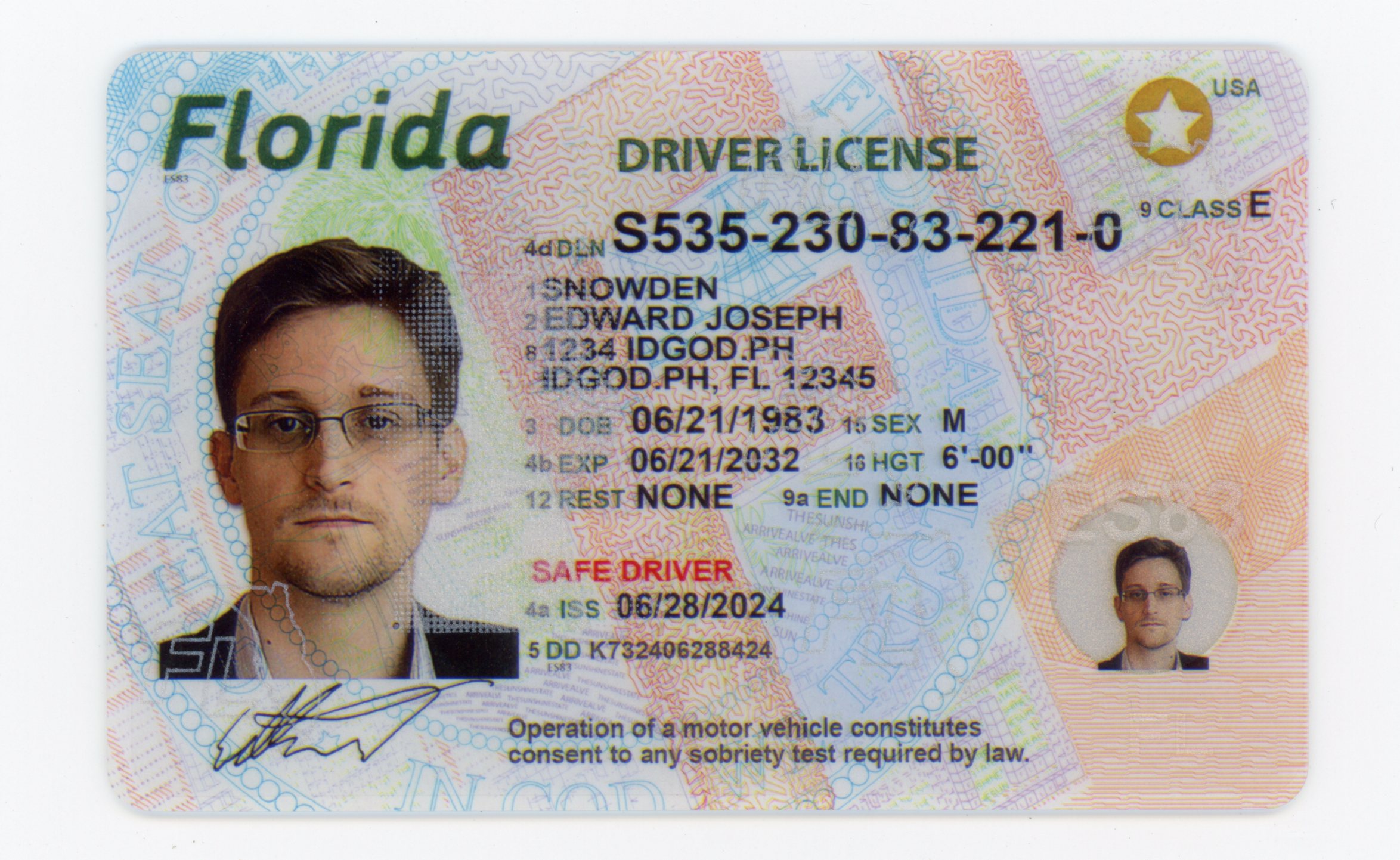 High-Quality Florida Fake ID with Security Features