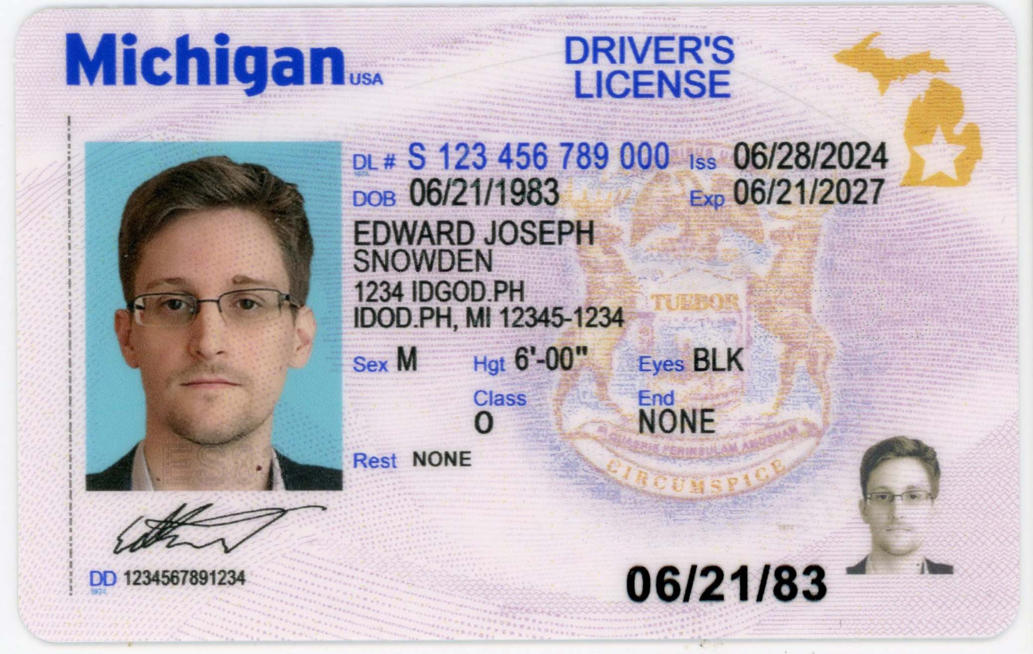High-Quality Michigan Fake ID with Security Features