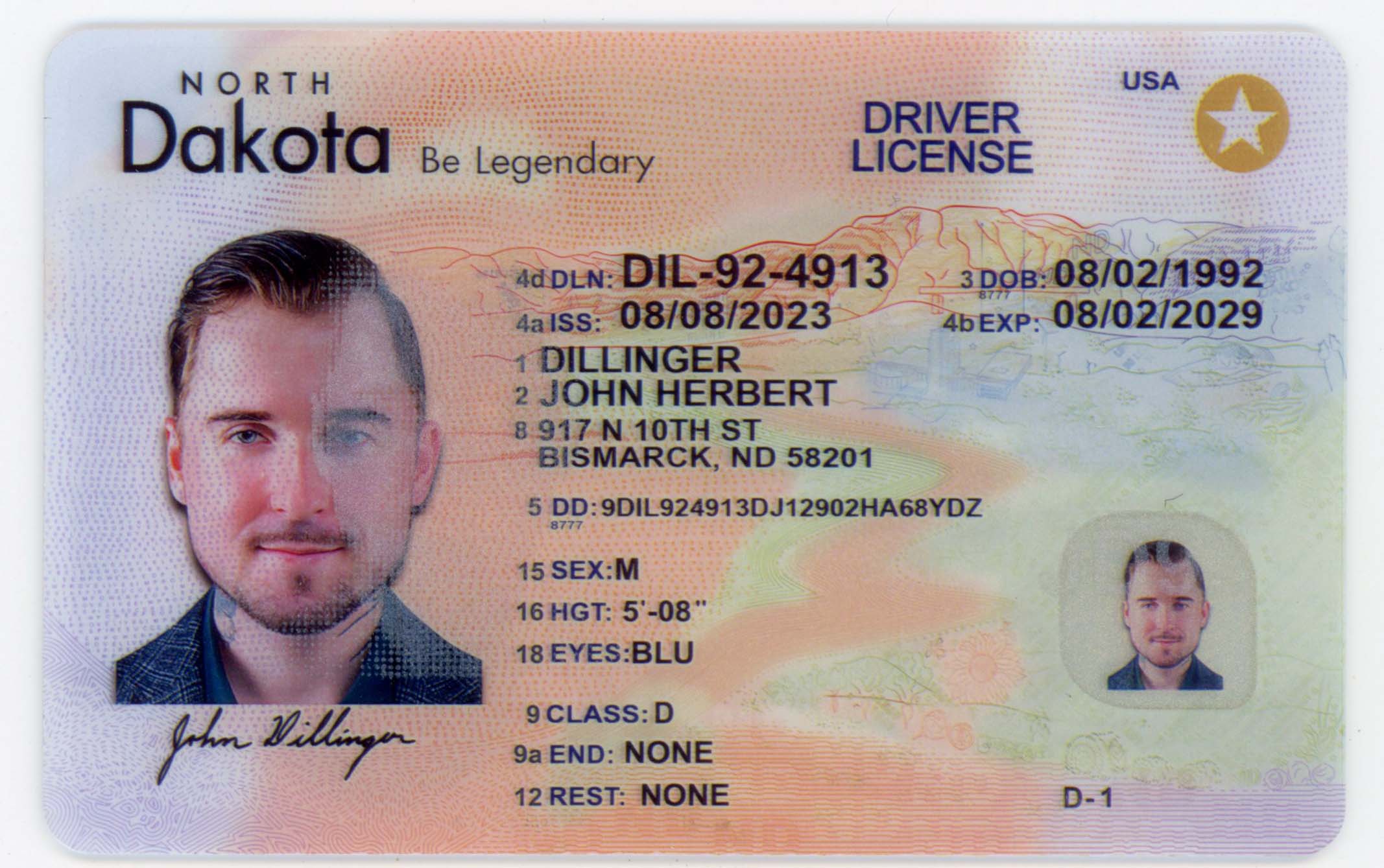 High-Quality North Dakota Fake ID with Security Features
