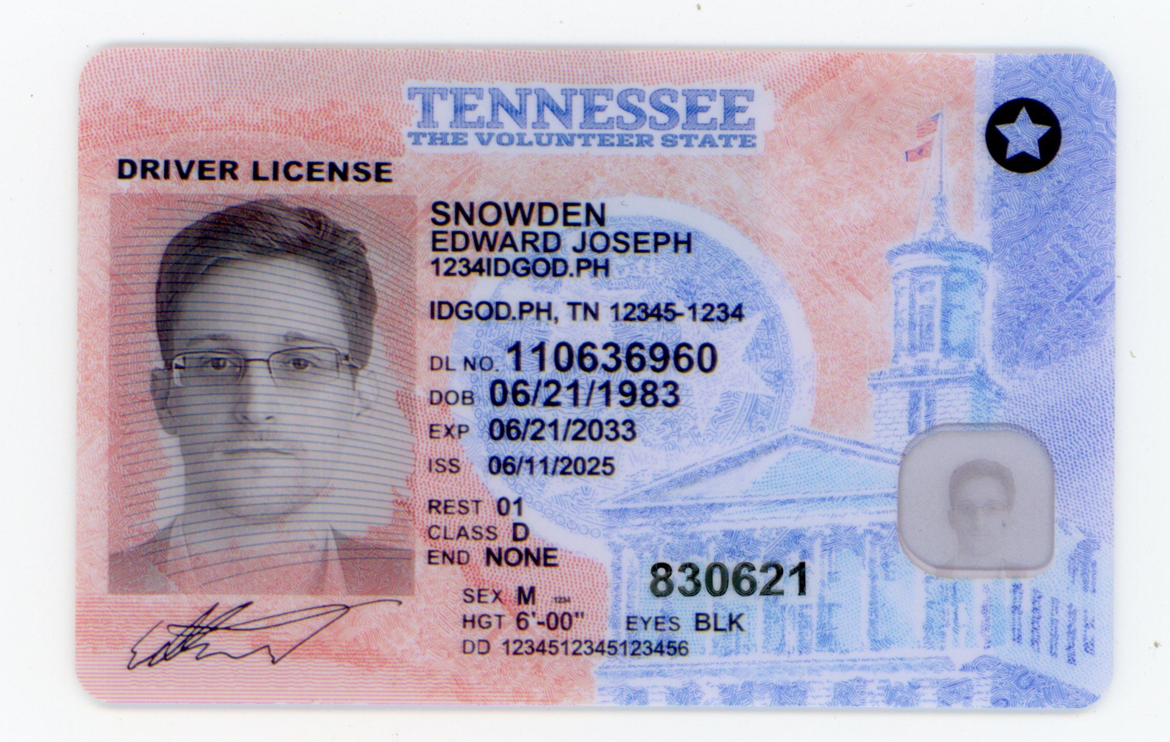 High-Quality Tennessee Fake ID with Security Features