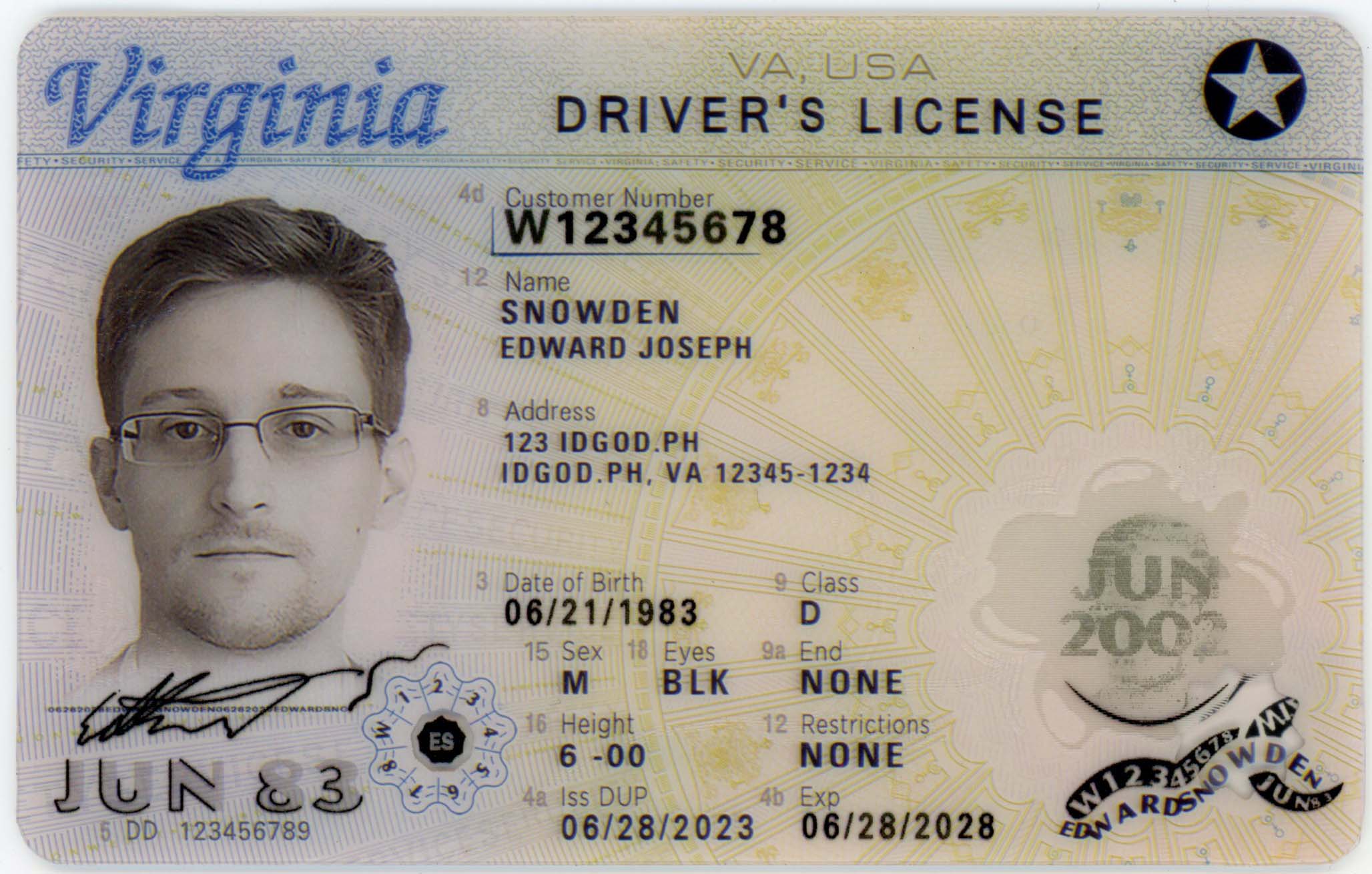 High-Quality Virginia Fake ID with Security Features